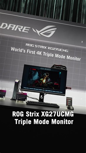 Game changers have landed in Cologne! 🚀 🏆 Meet the latest ROG #Esports OLED lineup: 🔥 TrueBlack Glossy Tandem WOLED 🌟 Matte RGB QD-OLED ⚡ Blazing-fast 720Hz–360Hz refresh rates 👀 Plus, the world’s first 4K Triple Mode monitor, built to adapt to any genre. Send this to your gaming buddy who needs to see it! 😏 See the lineup: rog.gg/EsportsOLED_Gamescom26 #ROGGamescom2026 #ROGOLEDmonitor #TriMode