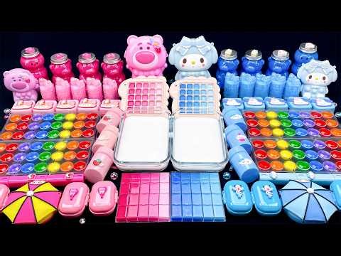 SATISFYING Pink vs Blue Universe 💙💖 | 2 Hours Slime ASMR | Mixing Random Into Glossy Slime #4
