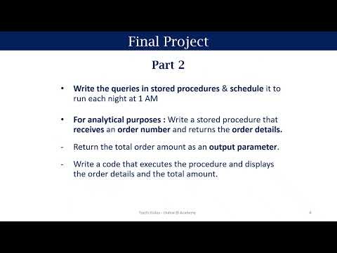 SQL Server Final Project | Build a Complete Database Project