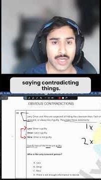 Truth or liar questions? Look for the contradiction first.