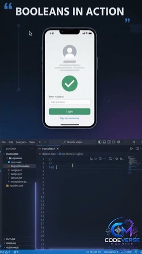 JavaScript Booleans Explained in 30 Seconds! 🔥 True vs False | JavaScript Tutorial #Shorts