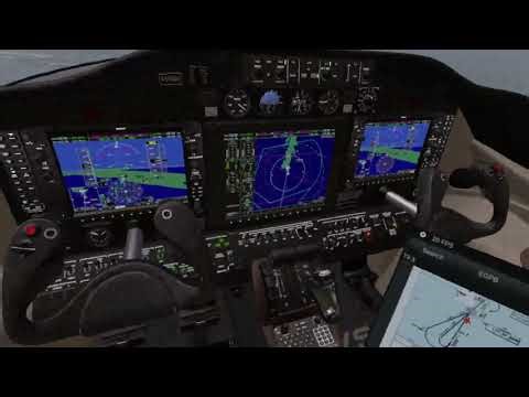 Sumburgh Airport, circle-to-land RW33 - XPlane 12