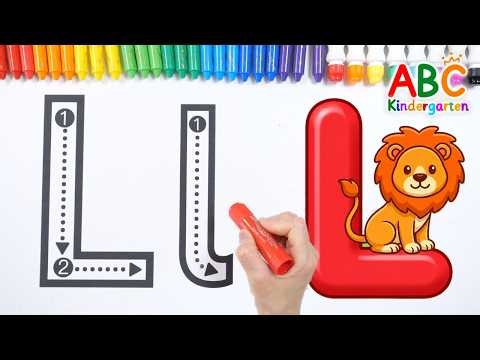 Which animal's name starts with L? | Step-by-step Alphabet Learning | Kindergarten Curriculum