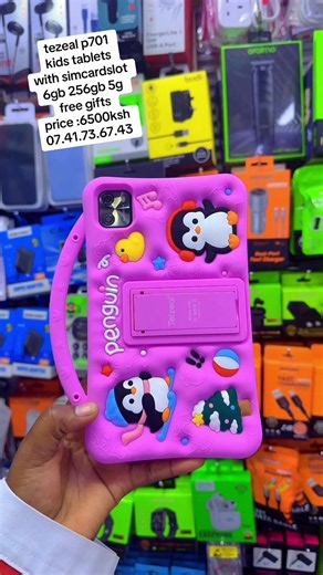 Tezeal P701 Kids Tablet with 5G, 6GB RAM, 256GB Storage