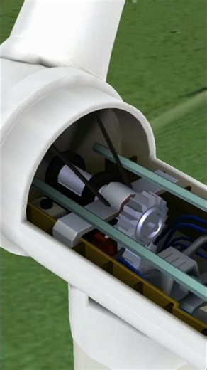 ⚡ How Wind Turbines Work? Full Explanation #shorts #facts #shirtsfeed