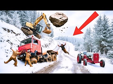 Massive Heavy Equipment and Excavator Fails That Could’ve Been Disastrous!