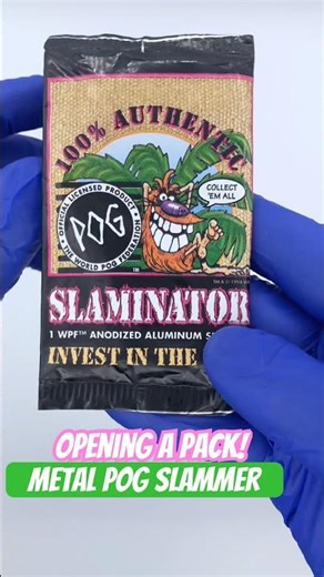 Opening Packs Vintage 90’s WPF POG Slammer RARE Collectible #vintage #retrogaming #90skids #asmr