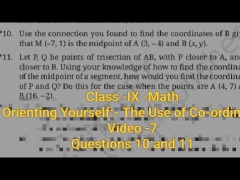 Class - IX- Math - Questins:- 10 & 11