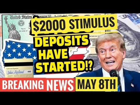 MAY 8th🔥$2000 Stimulus Delivery Dates💰4th Stimulus Check Update🎉Social Security📈SSI,SSDI,Low Income✅