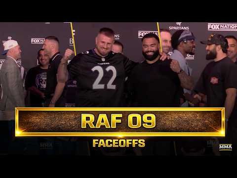 RAF 09 Faceoffs: Arman Tsarukyan, Colby Covington, Merab Dvalishvili Staredown | MMA Fighting