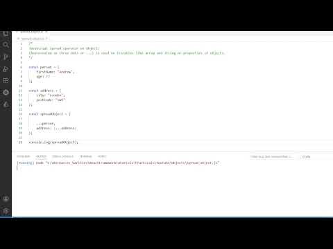 JavaScript Spread operator on object