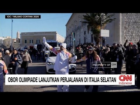 Obor Olimpiade Lanjutkan Estafet di Italia Selatan