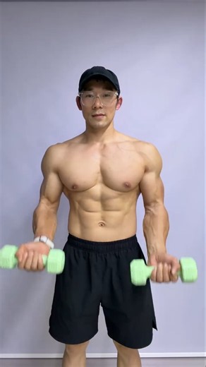 Stronger Arms at Home! 💪 All You Need Is a Pair of Dumbbells | Biceps & Triceps Workout 🏋️‍♂️ #arms