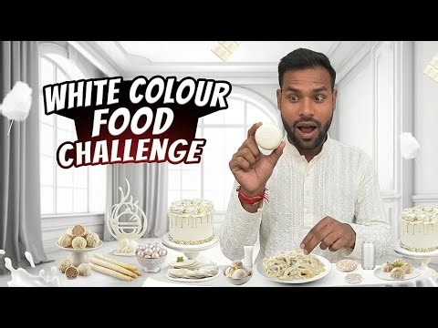 Eat White colour food challenge