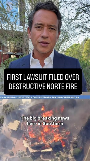 The Norte Fire burned homes, land, and forced evacuations. Less than a week later, the first lawsuit has been filed blaming a utility company. No official cause has been determined yet. #nbcla