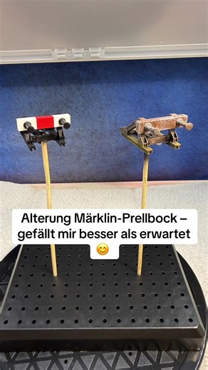Improving Märklin Prellbock with Realistic Aging Techniques