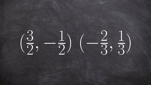 Writing an equation using point slope form given two points
