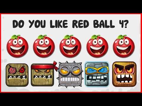 Red Ball 4 - Tomato Ball - All Levels - No Boss Fight - Ball Friends - 20 Minute Speed Up Gameplay