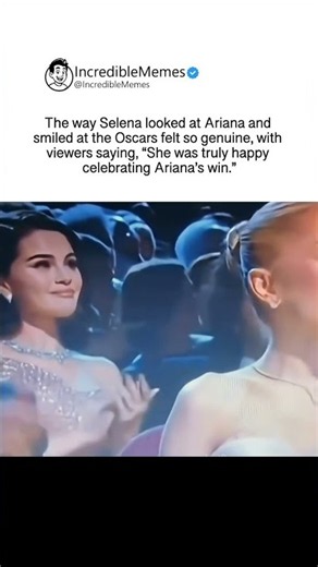Selena Gomez smiles at Ariana Grande’s Oscar win as fans praise her genuine reaction #arianagrande