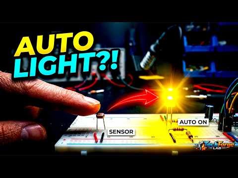 No Switch?! 😳 ESP32 Automatic Light using LDR | Smart Light Project