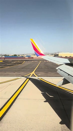 Southwest airlines 737-700 landing at Phoenix from Memphis.