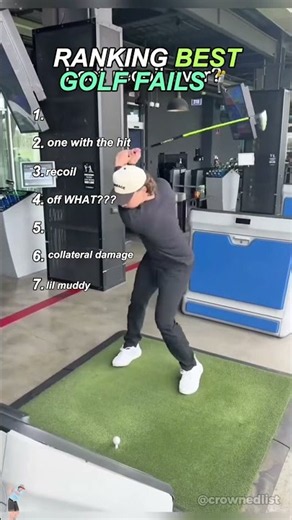 Ranking the BEST Golf Fails ⛳️! #holeinone