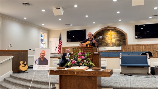 "Counting My Blessings", Irvin Blackburn at Nick Blackburn's Celebration Of Life Service on 9-12-26