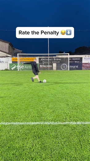 When a football penalty turned into a comedy moment