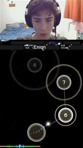 Osu! Rhythm Game: From Game Over to Ranking #shorts