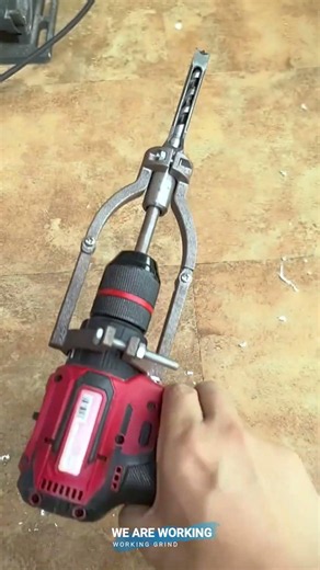 📐 Portable Mortising Attachment for Clean Square Holes