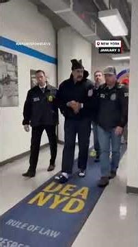 Nicolás Maduro seen doing perp walk in video posted by White House