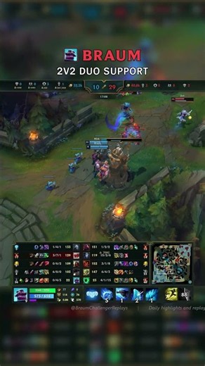 Braum + Nilah 2v2 DUO SUPPORT | EUW Master Patch 26.21 #shorts
