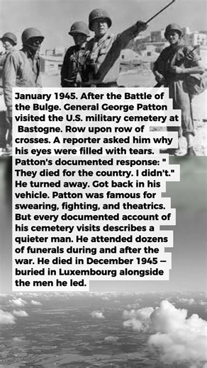 What General Patton Did When Asked Why He Cried at the Bastogne Cemetery | Military History Talks