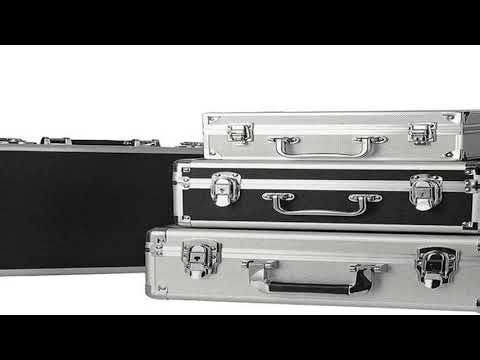 #ToolBox Portable Aluminum Safety Equipment Toolbox Instrument Case Storage Box Suitcase Impact Res