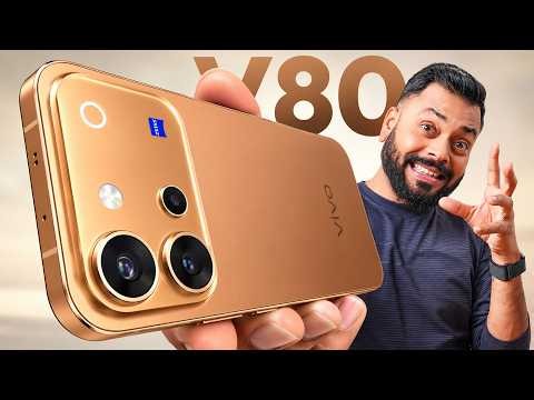 vivo V80 Unboxing & Quick Review ⚡ 144Hz, SD 7 Gen 4, 3X Zeiss Tele 📸, 7200mAh & More