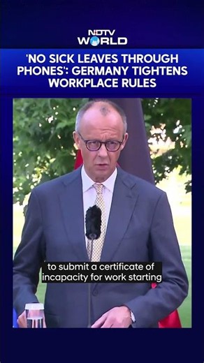 Germany Plans Tougher Sick Leave Rules