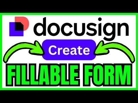 How To CREATE A Fillable Form In Docusign (QUICK & EASY) 2026