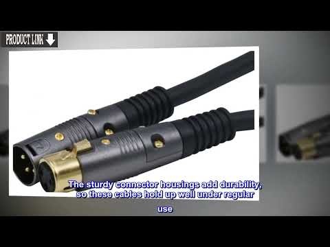 Monoprice Balanced XLR Cables Reliable Audio with Lifetime Warranty