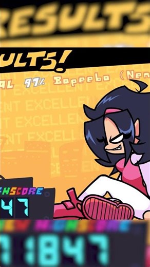 Playable Nene ALL Results Screens 😱 [FNF]