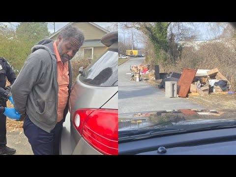 Man arrested for illegal dumping in DeKalb neighborhood, police say