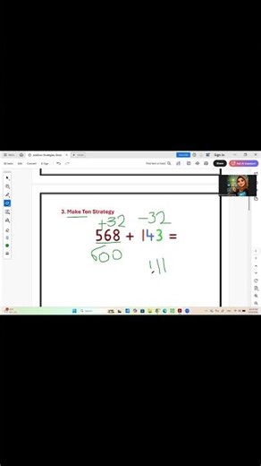 Addition Strategy #3: How to Make 100 to Add
