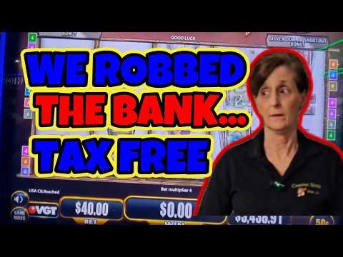 It just wouldn’t quit winning!! Huge WIN * Red Screen Slot *#casino #entertainment