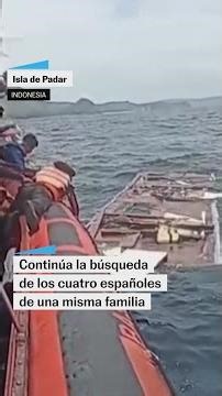 Desaparecidos cuatro españoles de una misma familia en un naufragio cerca de Bali, Indonesia #shorts