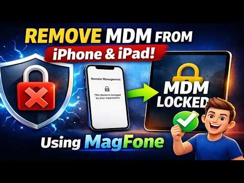 How to Remove MDM from iPhone & iPad | Remote Management Lock Bypass
