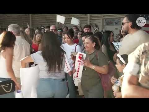 USS Lincoln crew reunite with family after San Diego return, months-long deployment to Iran and more