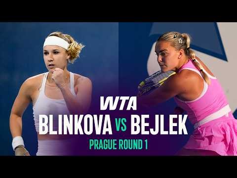 Anna Blinkova vs. Sara Bejlek | 2026 Prague Round 1 | WTA Match Highlights
