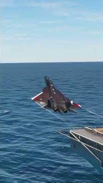 Su-57 ‘Black’ Landing on US Carrier?! This Is Insane #automobile #aviation #military #msfs2020