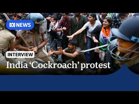 Accusations of police brutality in India at CJP protest | The World | ABC NEWS