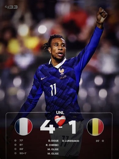 Remontada ☠️❤️‍🩹 #football #trending #viral #shorts #nationsleague #france #belgium #belgique #fyp