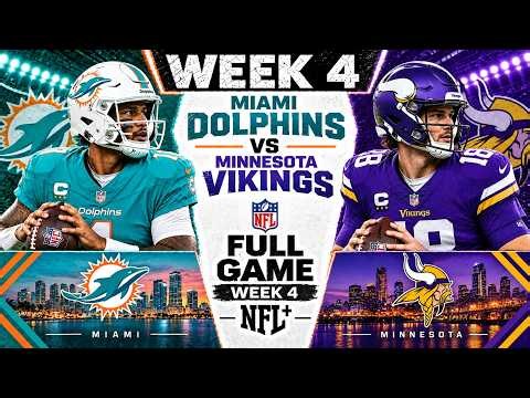 Miami Dolphins vs. Minnesota Vikings Full Game l NFL Week 4 l October 5, 2026